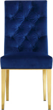 Load image into Gallery viewer, Capri Navy Velvet Dining Chair