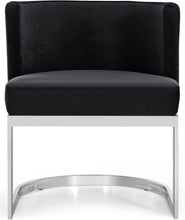 Load image into Gallery viewer, Gianna Black Velvet Dining Chair