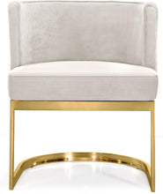 Load image into Gallery viewer, Gianna Cream Velvet Dining Chair
