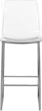 Load image into Gallery viewer, Lumen Chrome Metal/Lucite Polycarbonate Stool