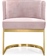 Load image into Gallery viewer, Gianna Pink Velvet Dining Chair