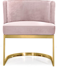 Load image into Gallery viewer, Gianna Pink Velvet Dining Chair
