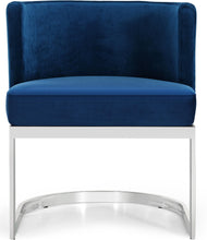 Load image into Gallery viewer, Gianna Navy Velvet Dining Chair