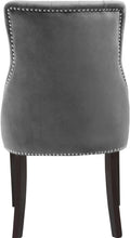Load image into Gallery viewer, Oxford Grey Velvet Dining Chair