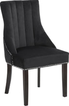 Load image into Gallery viewer, Oxford Black Velvet Dining Chair