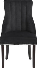 Load image into Gallery viewer, Oxford Black Velvet Dining Chair