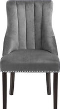 Load image into Gallery viewer, Oxford Grey Velvet Dining Chair