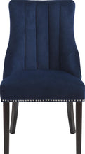 Load image into Gallery viewer, Oxford Navy Velvet Dining Chair