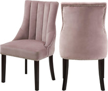 Load image into Gallery viewer, Oxford Pink Velvet Dining Chair