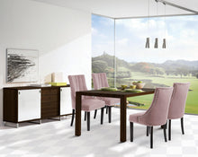 Load image into Gallery viewer, Oxford Pink Velvet Dining Chair