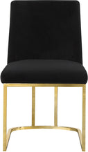 Load image into Gallery viewer, Heidi Black Velvet Dining Chair