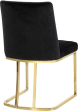 Load image into Gallery viewer, Heidi Black Velvet Dining Chair