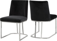Load image into Gallery viewer, Heidi Black Velvet Dining Chair