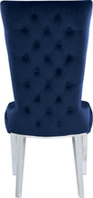 Load image into Gallery viewer, Serafina Navy Velvet Dining Chair
