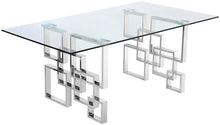 Load image into Gallery viewer, Alexis Chrome Dining Table