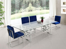 Load image into Gallery viewer, Alexis Chrome Dining Table