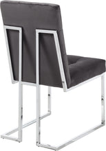 Load image into Gallery viewer, Alexis Grey Velvet Dining Chair