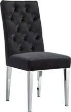 Load image into Gallery viewer, Juno Black Velvet Dining Chair
