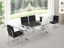 Load image into Gallery viewer, Alexis Black Velvet Dining Chair