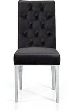 Load image into Gallery viewer, Juno Black Velvet Dining Chair