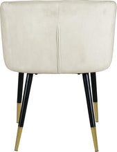 Load image into Gallery viewer, Louise Cream Velvet Dining Chair