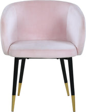 Load image into Gallery viewer, Louise Pink Velvet Dining Chair