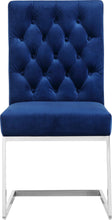 Load image into Gallery viewer, Carlton Navy Velvet Dining Chair