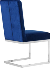 Load image into Gallery viewer, Carlton Navy Velvet Dining Chair