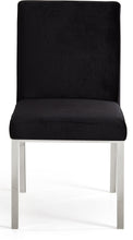 Load image into Gallery viewer, Opal Black Velvet Dining Chair