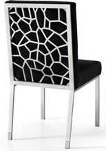 Load image into Gallery viewer, Opal Black Velvet Dining Chair