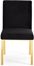 Load image into Gallery viewer, Opal Black Velvet Dining Chair