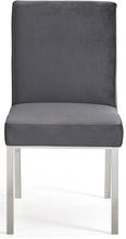 Load image into Gallery viewer, Opal Grey Velvet Dining Chair