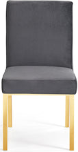 Load image into Gallery viewer, Opal Grey Velvet Dining Chair
