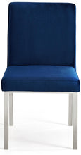 Load image into Gallery viewer, Opal Navy Velvet Dining Chair