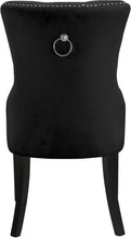 Load image into Gallery viewer, Nikki Black Velvet Dining Chair