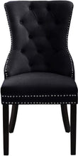 Load image into Gallery viewer, Nikki Black Velvet Dining Chair