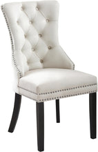 Load image into Gallery viewer, Nikki Cream Velvet Dining Chair