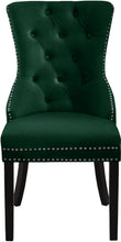 Load image into Gallery viewer, Nikki Green Velvet Dining Chair