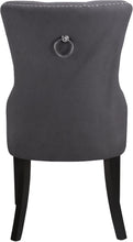 Load image into Gallery viewer, Nikki Grey Velvet Dining Chair