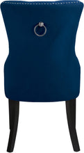 Load image into Gallery viewer, Nikki Navy Velvet Dining Chair