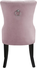 Load image into Gallery viewer, Nikki Pink Velvet Dining Chair