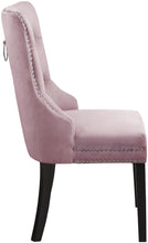 Load image into Gallery viewer, Nikki Pink Velvet Dining Chair