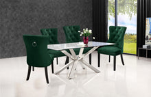 Load image into Gallery viewer, Nikki Green Velvet Dining Chair