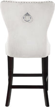 Load image into Gallery viewer, Nikki Cream Velvet Stool