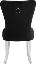 Load image into Gallery viewer, Carmen Black Velvet Dining Chair