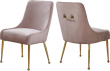 Load image into Gallery viewer, Owen Pink Velvet Dining Chair