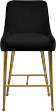 Load image into Gallery viewer, Owen Black Velvet Stool