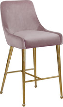 Load image into Gallery viewer, Owen Pink Velvet Stool
