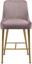 Load image into Gallery viewer, Owen Pink Velvet Stool