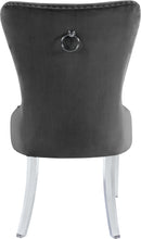 Load image into Gallery viewer, Miley Grey Velvet Dining Chair